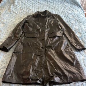 Source Unknown Black Leather Jacket